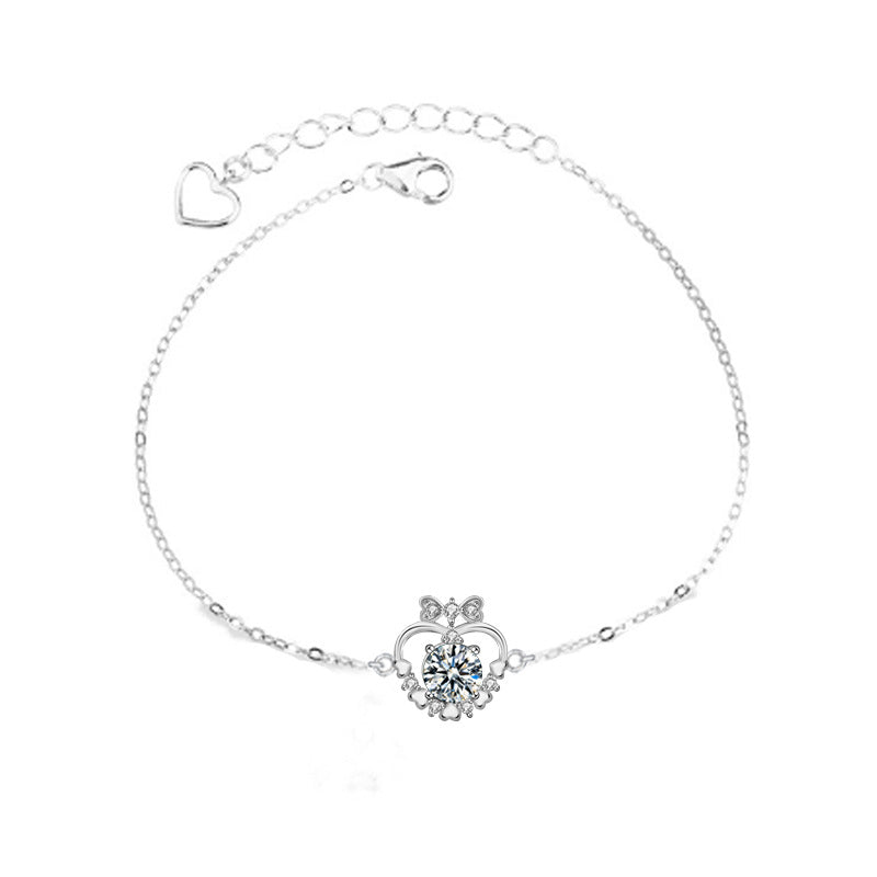 Colorful Moissanite Bracelet Love Bracelet