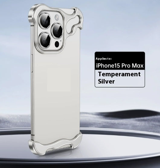 Special-shaped Metal Corner Pad Phone Case