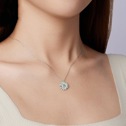 Green Necklace Women&