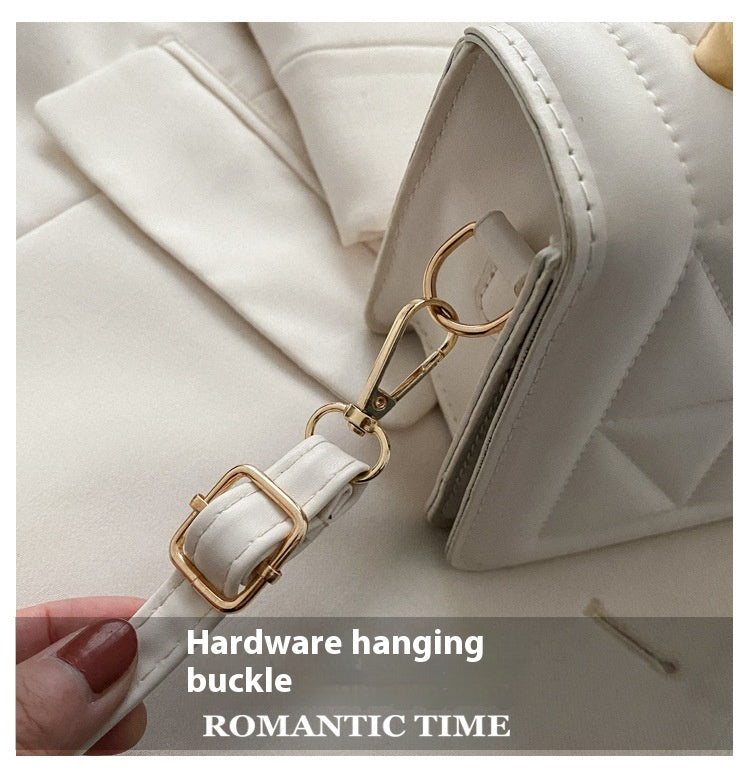 Fashion Solid Color Shoulder Bag