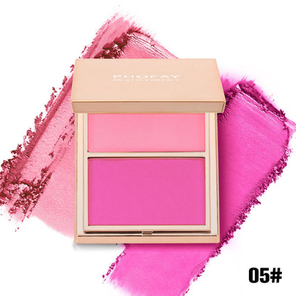 PHOFAY Double-Take Cream &amp; Powder Blush Duo