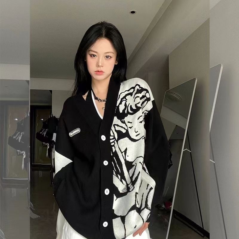 Japanese Woman With Retro Soft Waxy Coat