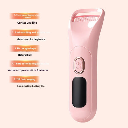 Digital Display Electric Eyelash Curler Charging Female Electric Ironing Eyelash Curler