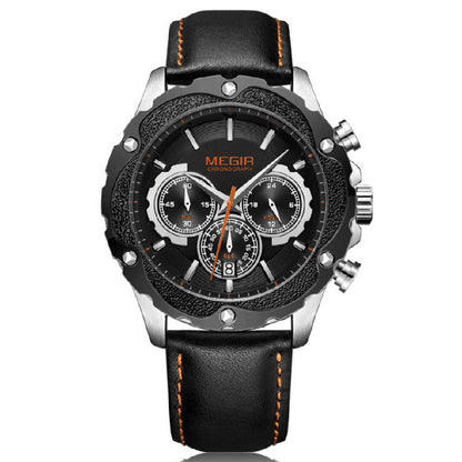 Watch Multifunctional Sports Chronograph Calendar Men&