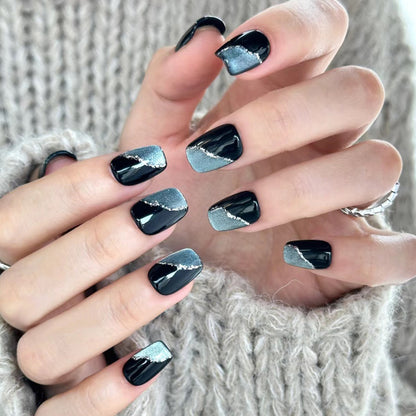 Sweet Girl Wearing Fake Nails