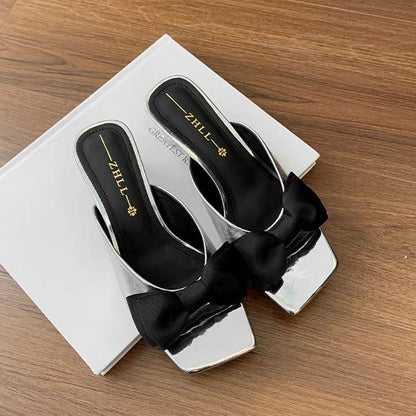 Butterfly Bow One-piece Slippers For Women&