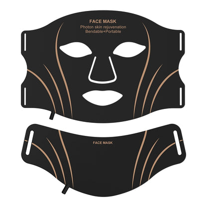 Beauty Instrument Facial Mask IPL Device Household Silicone Red Light LED Beauty Mask