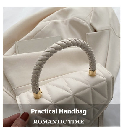 Fashion Solid Color Shoulder Bag