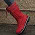 Ladies New Fashion Solid Color Martin Boots