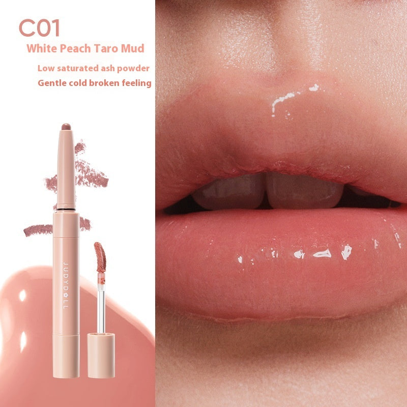 Double-headed Lip Gloss Lip Liner Two-in-one