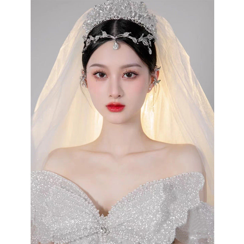 French Tube Top Wedding Dress Mother&