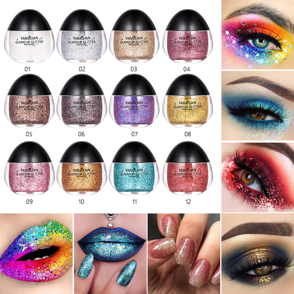 Makeup Shimmer Sequins Liquid Eye Shadow Christmas Stage Makeup Body Sequins