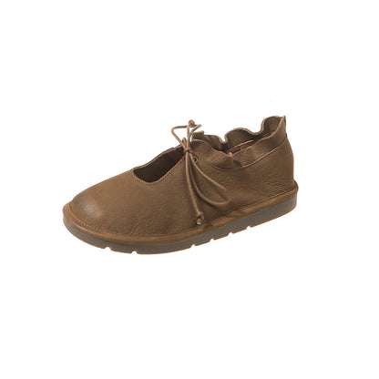 Retro Round Head Leisure Women&