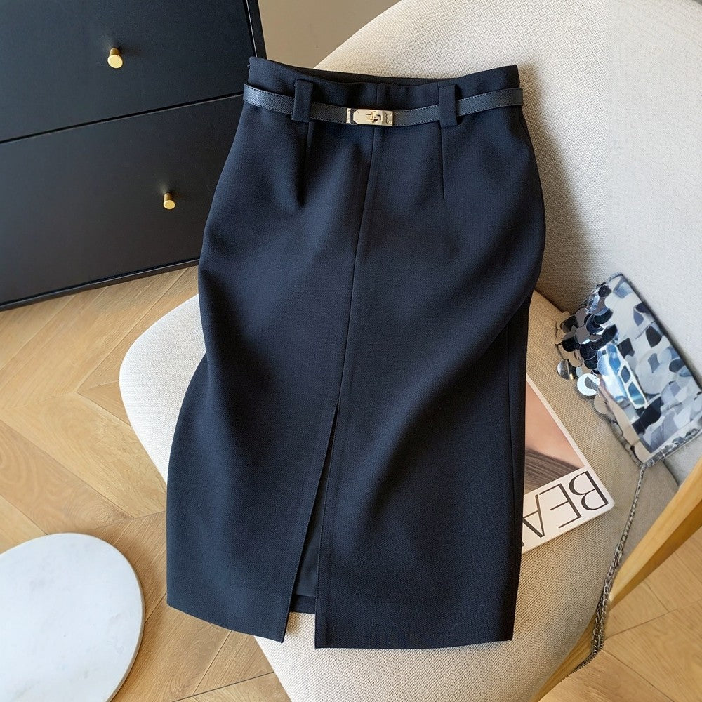 High-waisted Casual A-line Skirt For Women