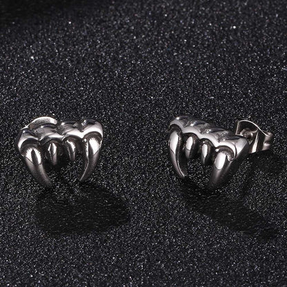 Jewelry Zombie Tooth Vintage Vampire Stud Earrings