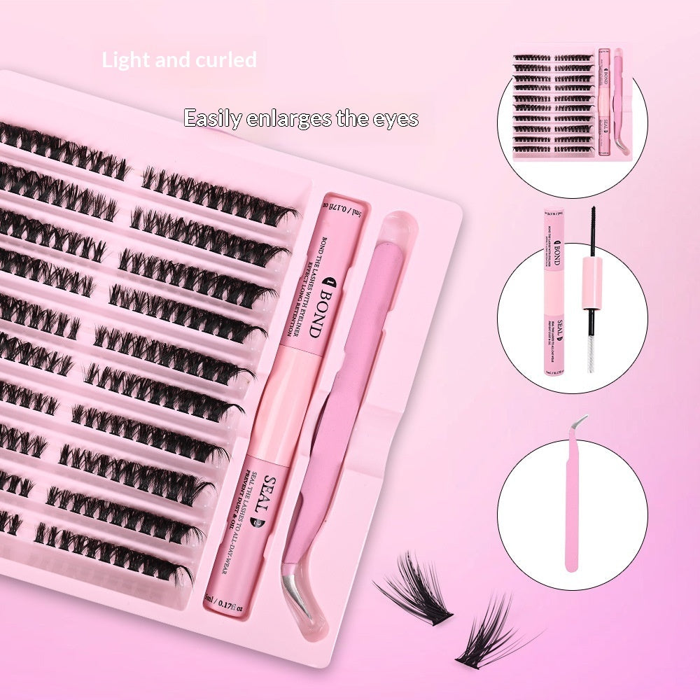 Segmented Single-Cluster DIY Eyelash Kit