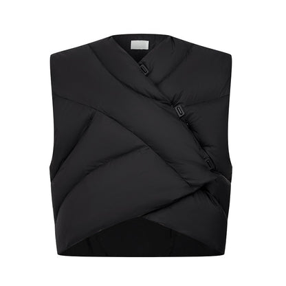 Irregular Vest Coat Thickened Cotton Padded Coat