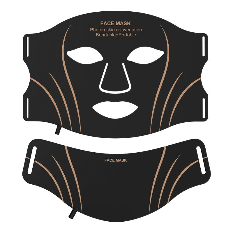 Beauty Instrument Facial Mask IPL Device Household Silicone Red Light LED Beauty Mask