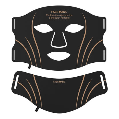 Beauty Instrument Facial Mask IPL Device Household Silicone Red Light LED Beauty Mask