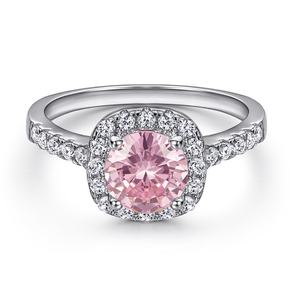 925 Sterling Silver Ring Zircon
