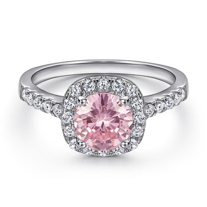 925 Sterling Silver Ring Zircon