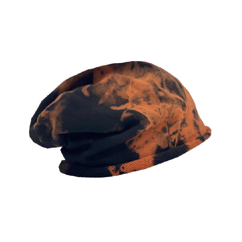 Japanese Thin Dark Tie Dye Baotou Hat