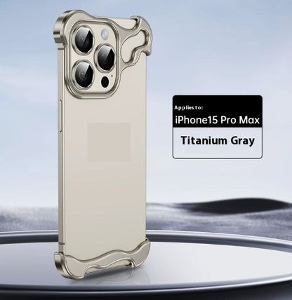Special-shaped Metal Corner Pad Phone Case