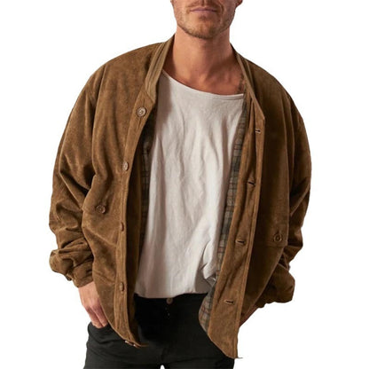 Maillard Suede Coat Men&